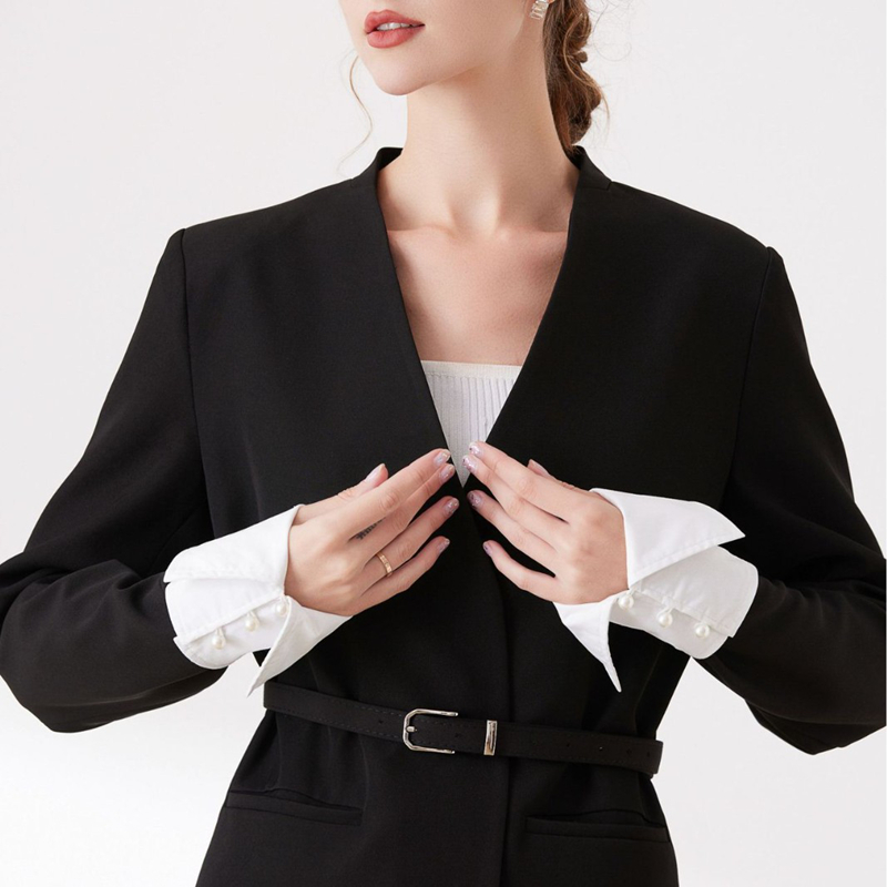 Summer Clothing For Teens - DIY Elegant Office Shirt Valse manchetten