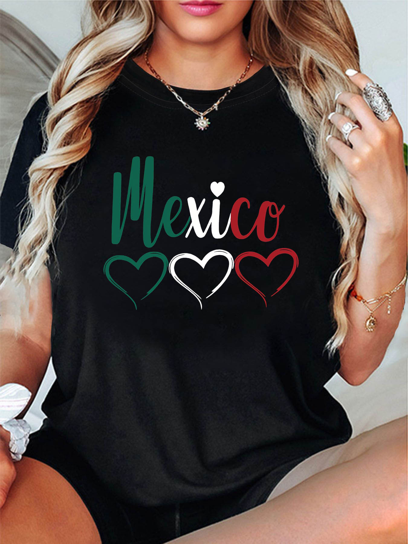 Summer Clothing Cartoon - Casual dagelijkse top met ronde hals