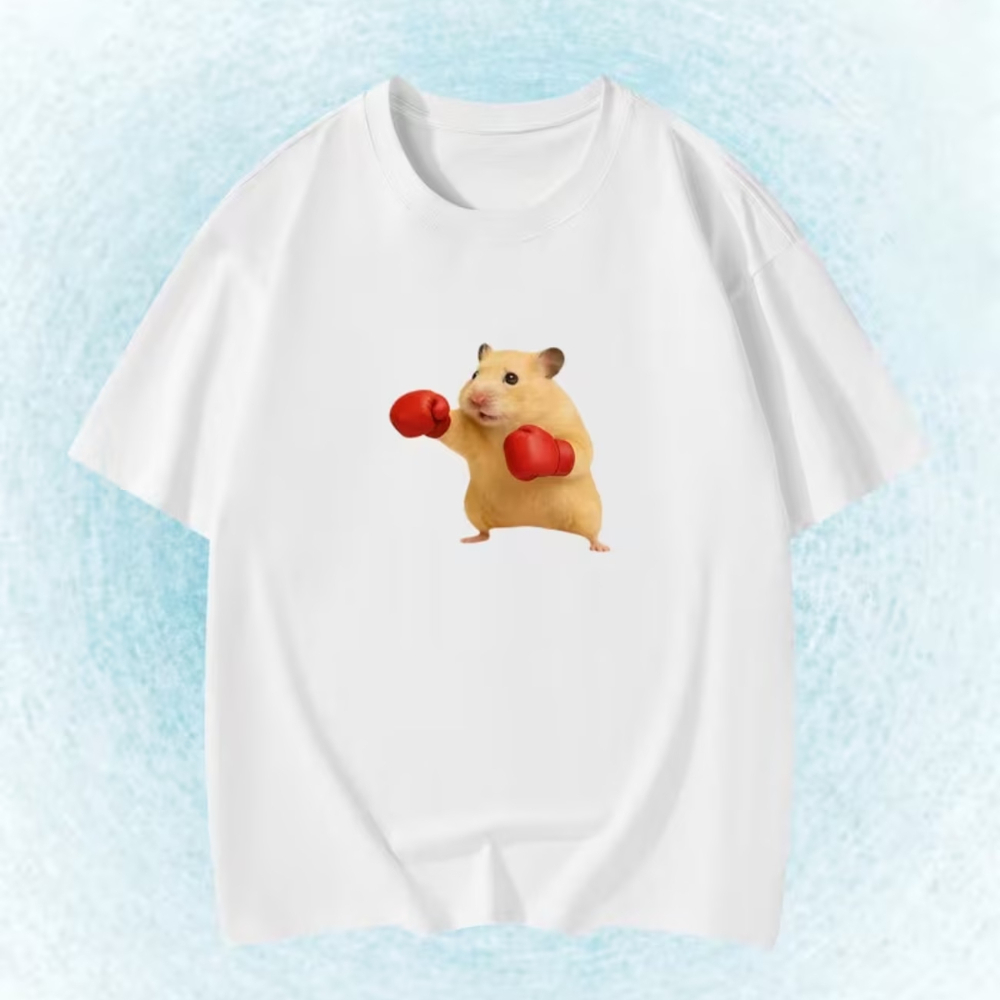 Summer Clothing For Teens - Zomer jongens meisjes meme grappige hamster