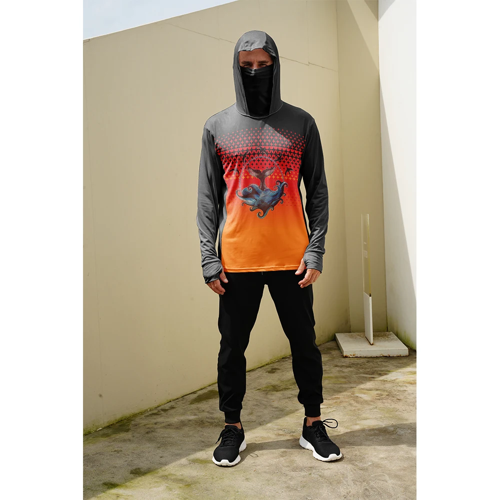 Summer Clothing Types - Visserijshirts Heren Zonbescherming Hoodie Masker Alles-in-één