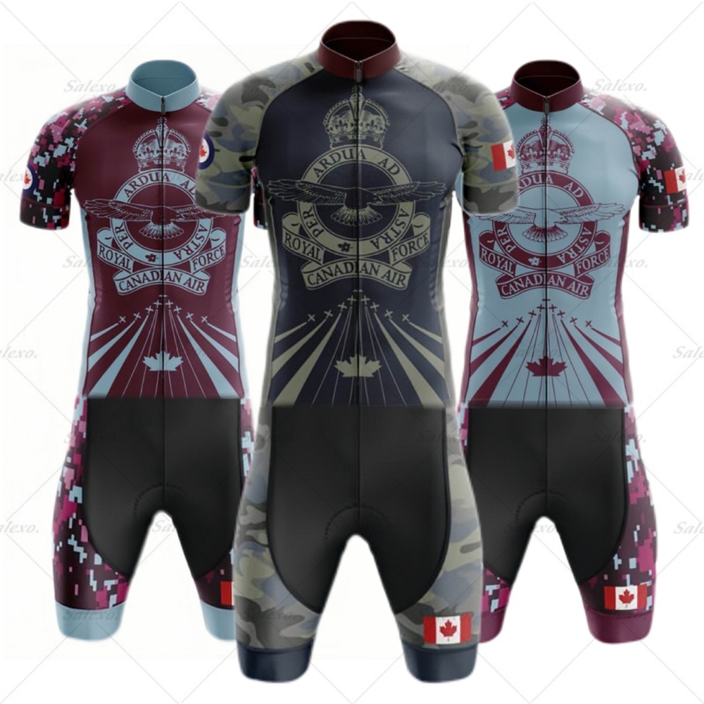 Summer Clothing Canada - Canada Camo Schaatspak Mannen Triathlon Team