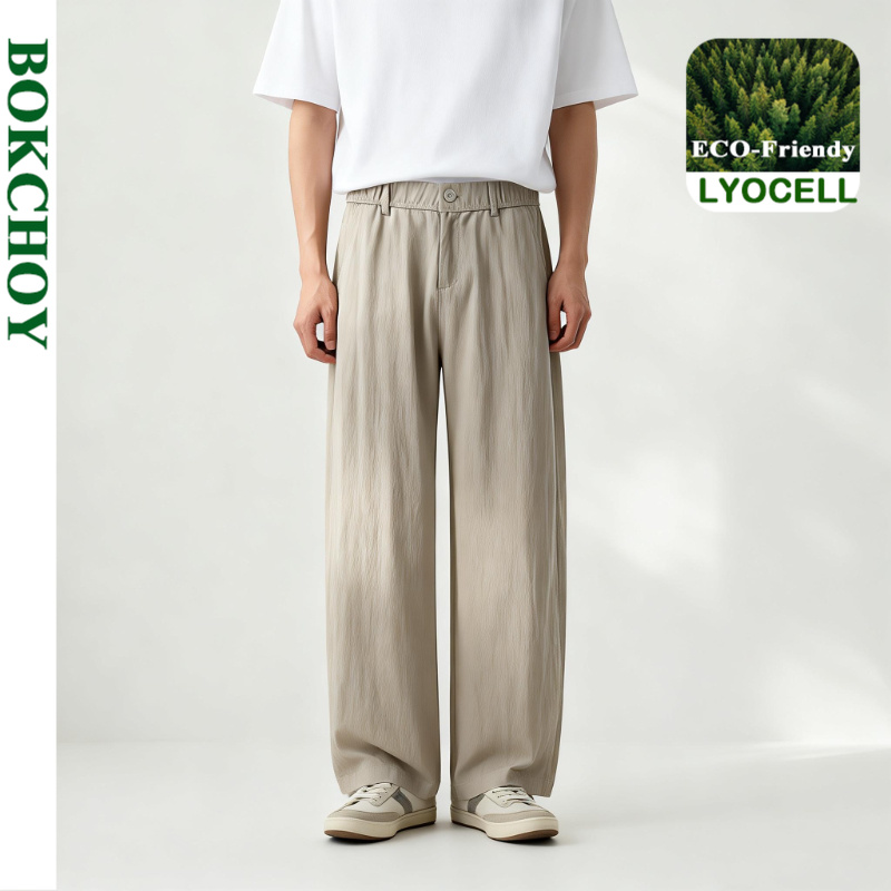 Summer Clothing Men Linen - 2026 Lente Zomer Nieuwe Dunne Lyocell