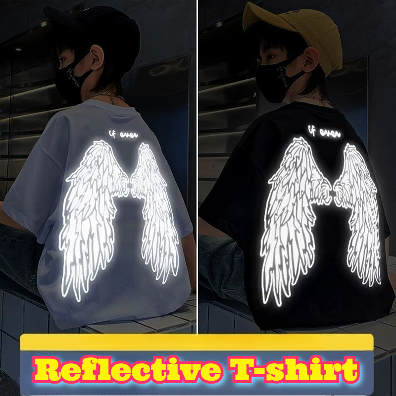 Summer Clothing For Teens - Jeugd reflecterende vleugels T-shirt katoen korte