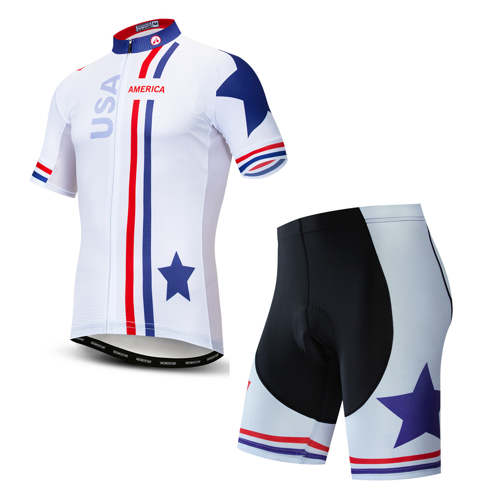 Summer Clothing Sale Uk - Weimostar Multi-Country Heren Fietsshirt Sets MTB