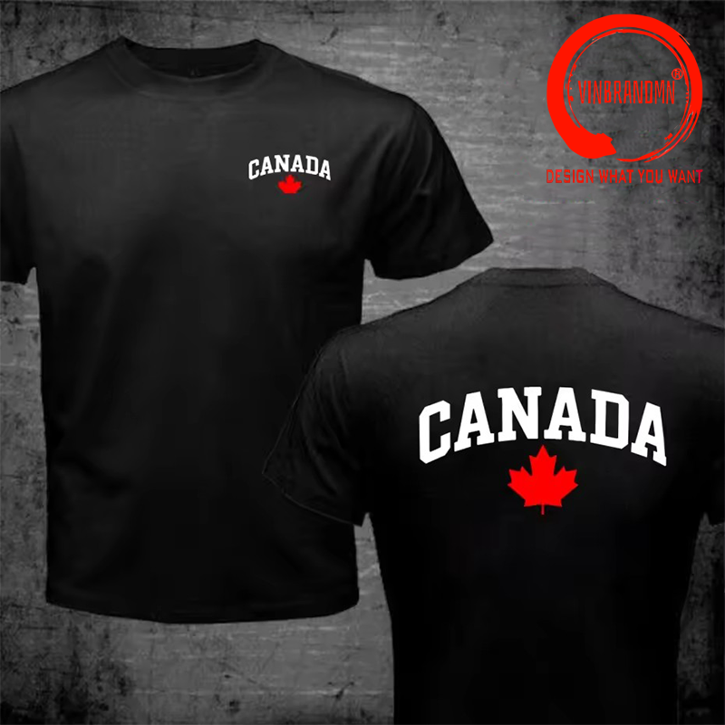 Summer Clothing Canada - Canada Letter Gedrukt Fashion Design 100%
