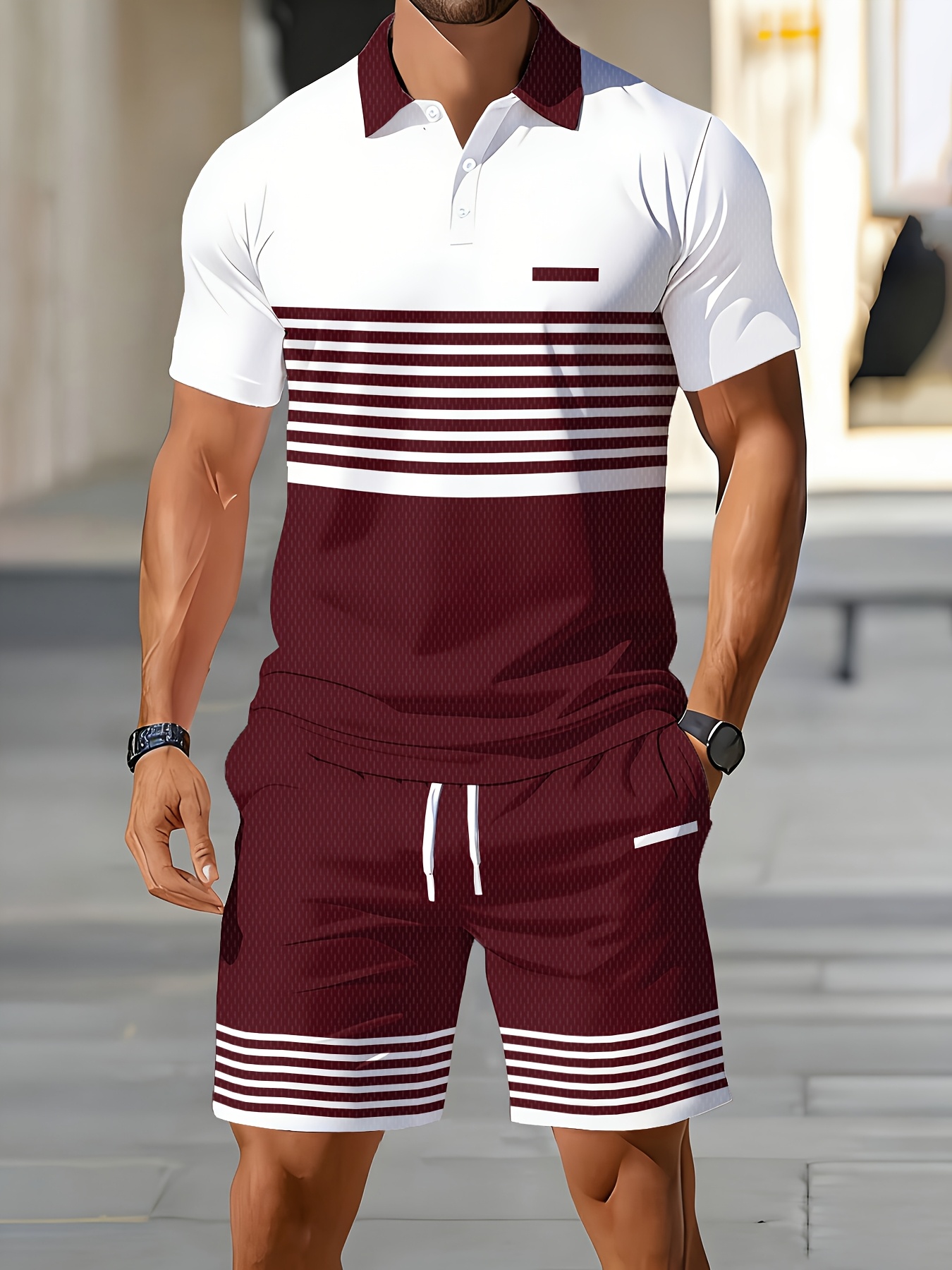 2026 Zomer Heren Polo Set - 3D - Summer Clothing Patterns recensie en prijs