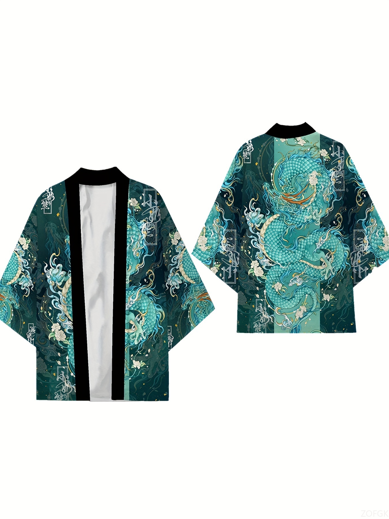Unisex kimono 3d retro lange p - Summer Clothing Cartoon recensie en prijs