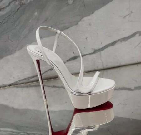 Metallic leren platform stilet - Summer Clothing Collection recensie en prijs