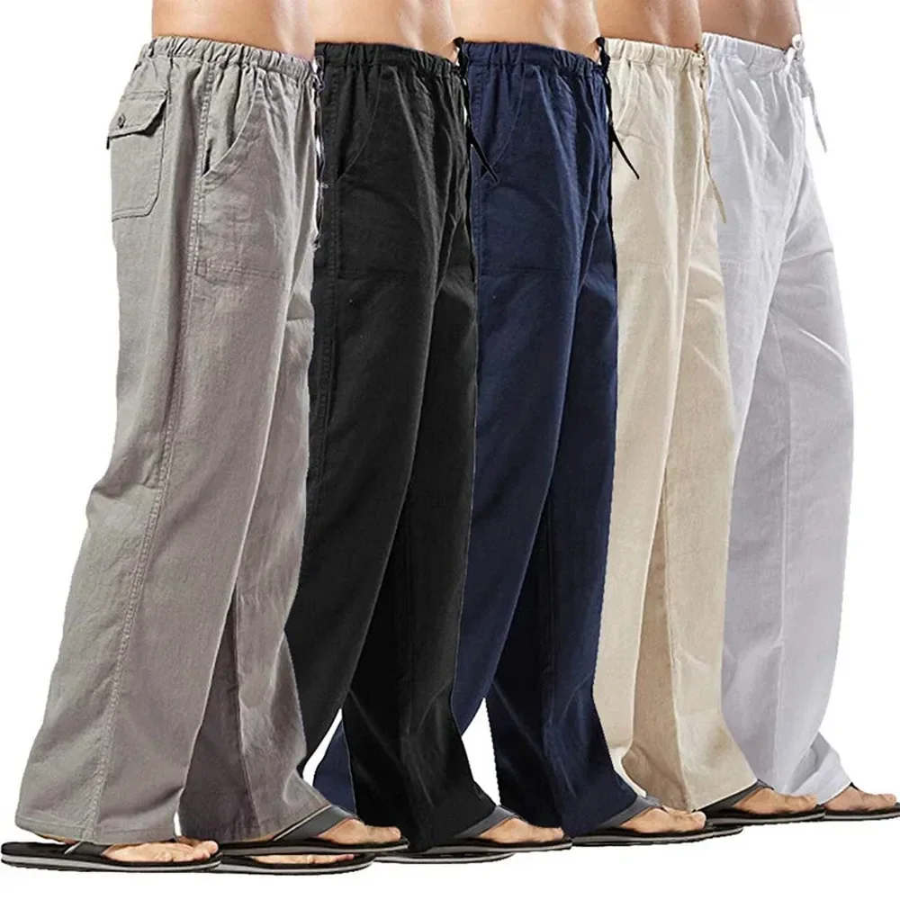 Casual broek voor heren, katoe - Summer Clothing Men Linen recensie en prijs