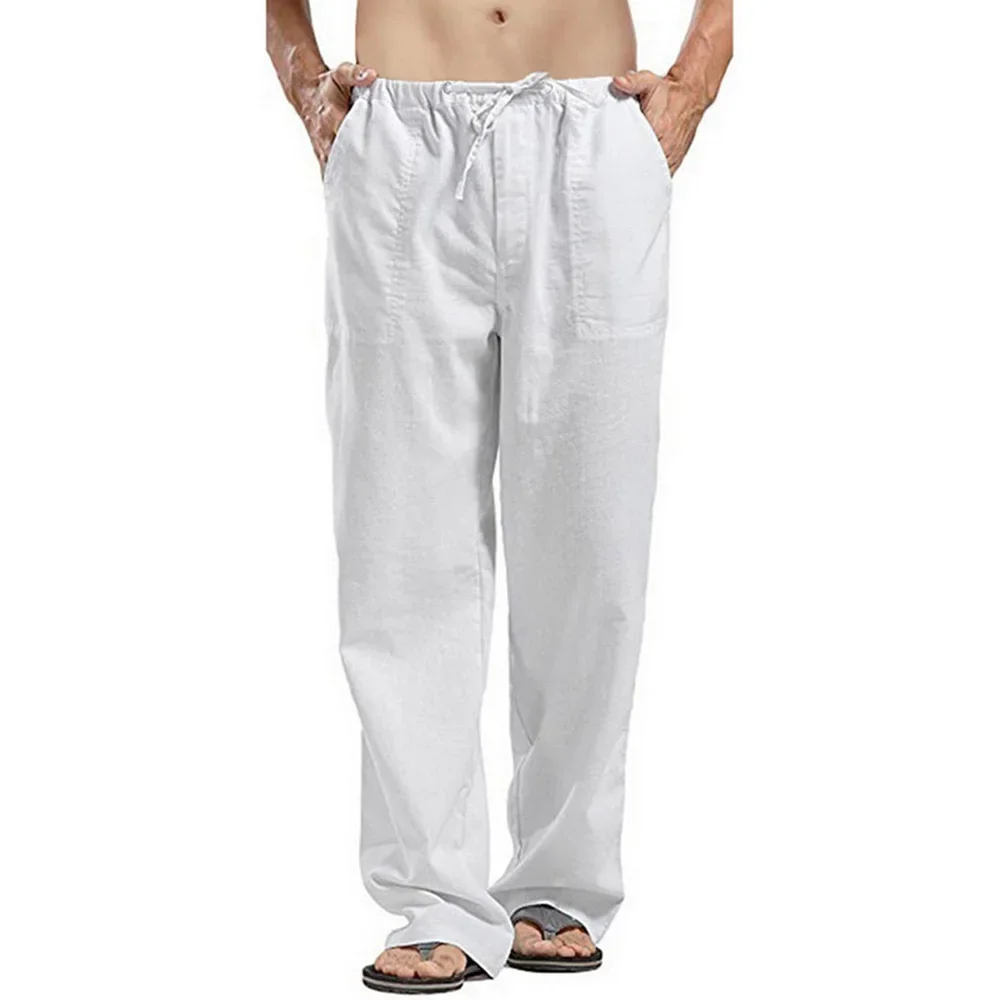Casual broek voor heren, katoe - Summer Clothing Men Linen recensie en prijs