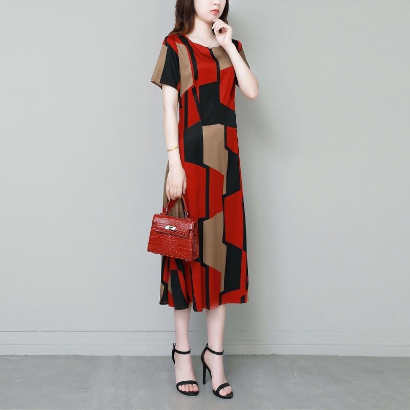 Office Lady Geometrische Vinta - Summer Clothing For 60 Year Old Woman recensie en prijs