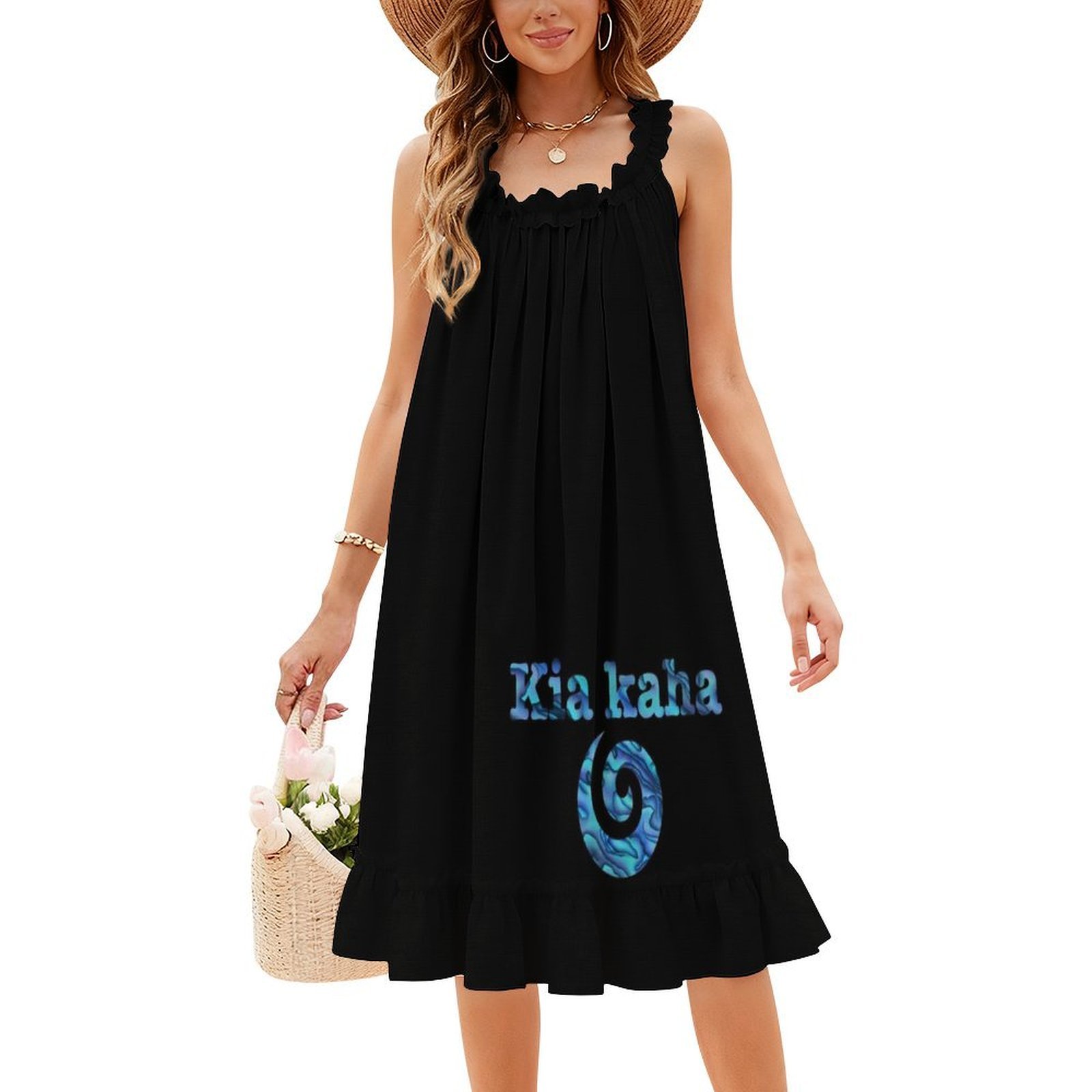 Kaha Koru Sweetheart Hals Jurk - Summer Clothing Nz recensie en prijs