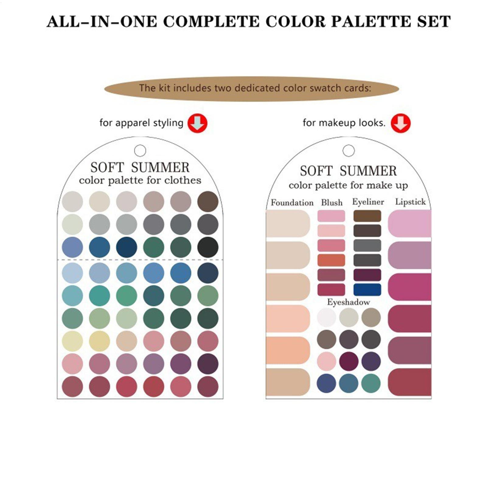 2 stuks zachte zomerkleurenpal - Summer Clothing Color Palette recensie en prijs