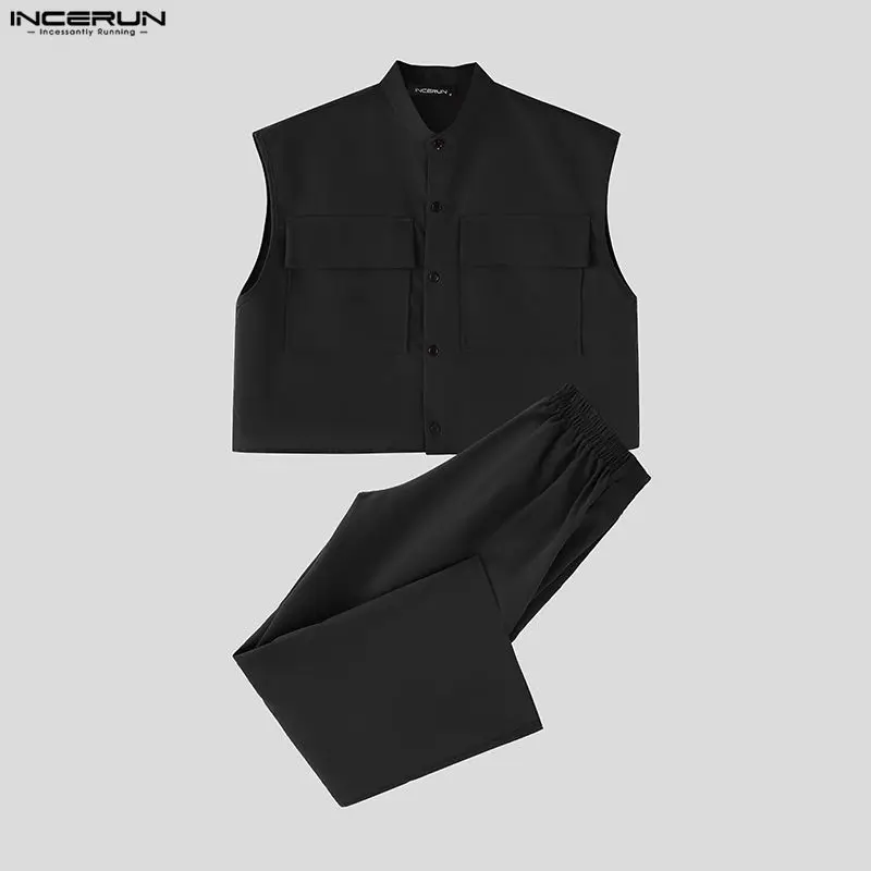 INCERUN Mannen Sets Solid Mouw - Summer Clothing Types recensie en prijs