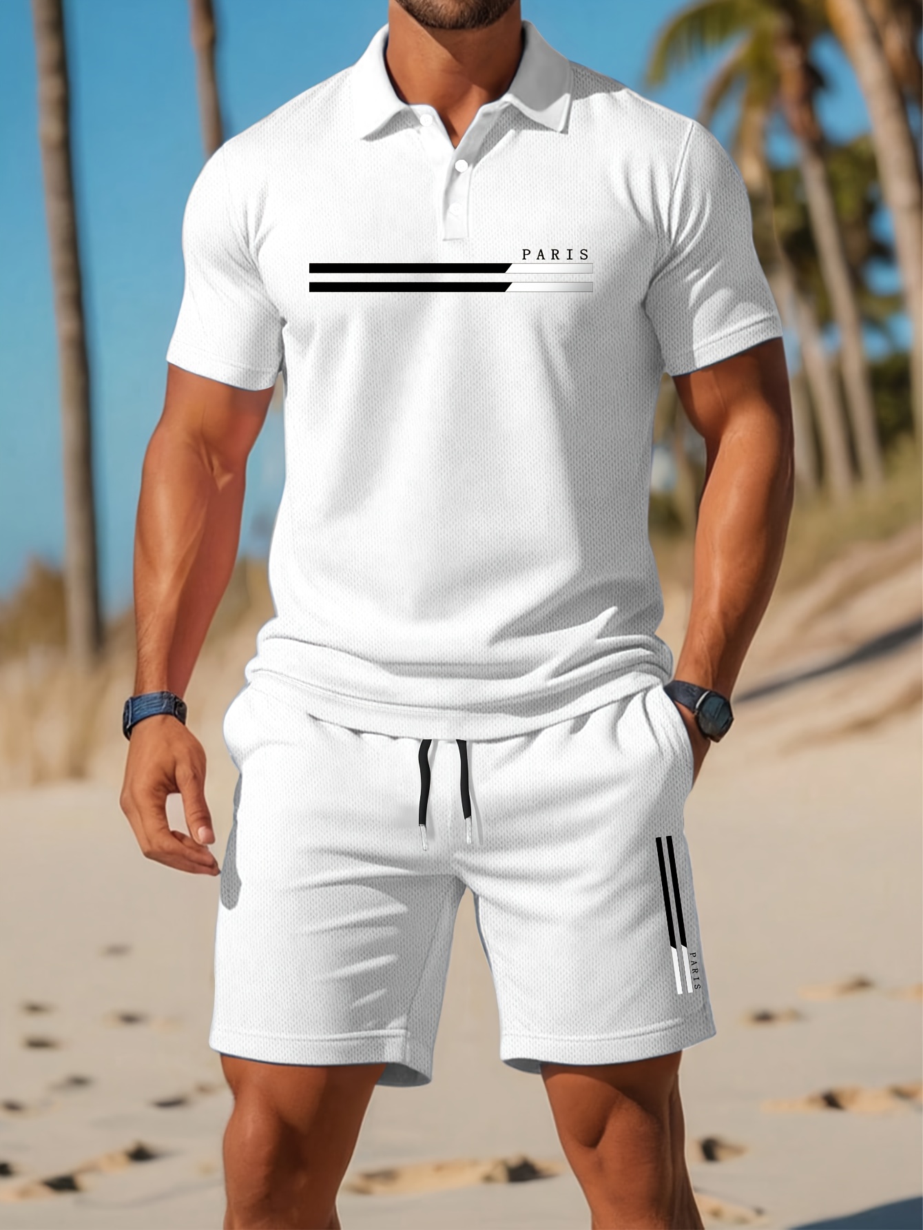 2026 Zomer Heren Polo Set - 3D - Summer Clothing Patterns recensie en prijs