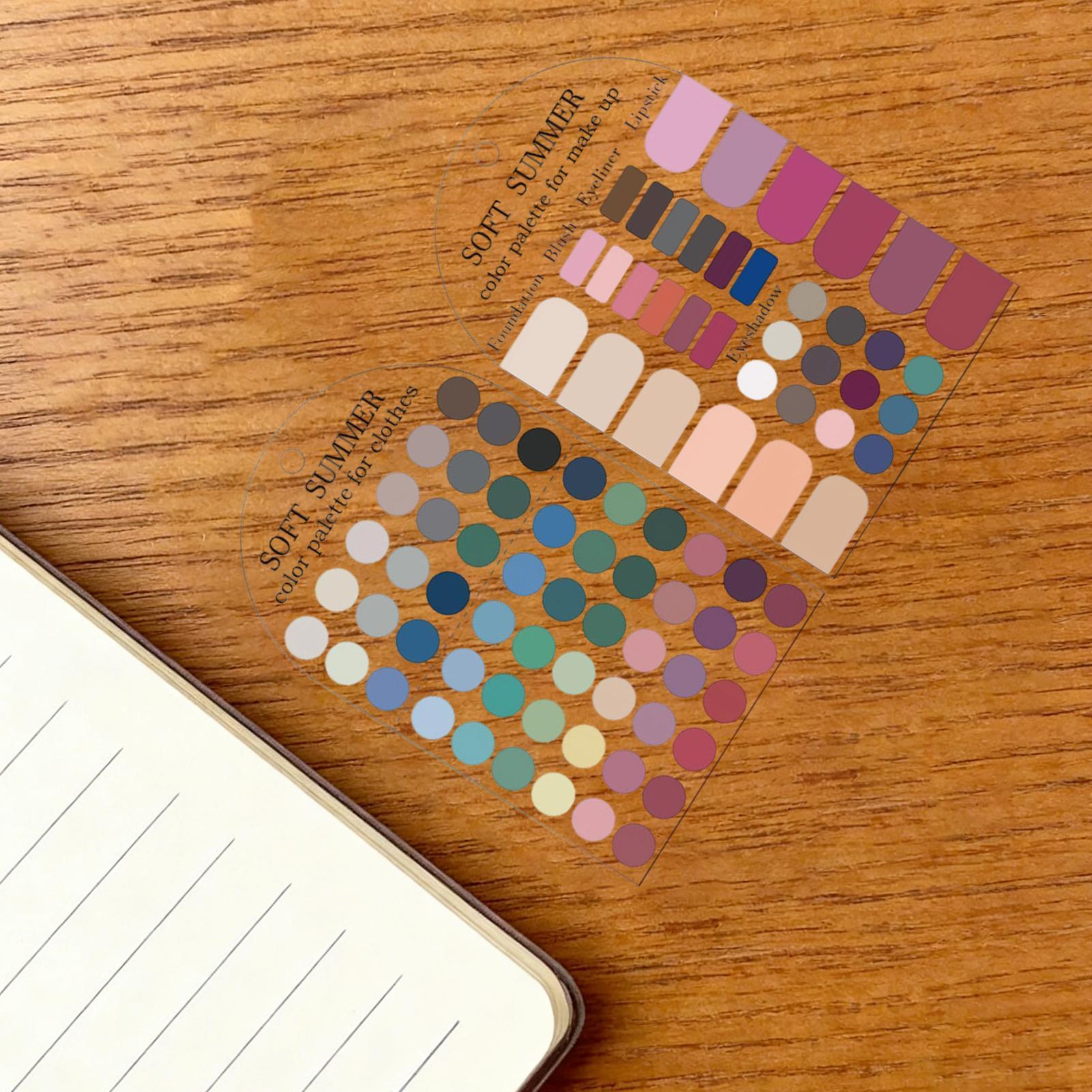 2 stuks acryl seizoenspalet za - Summer Clothing Color Palette recensie en prijs