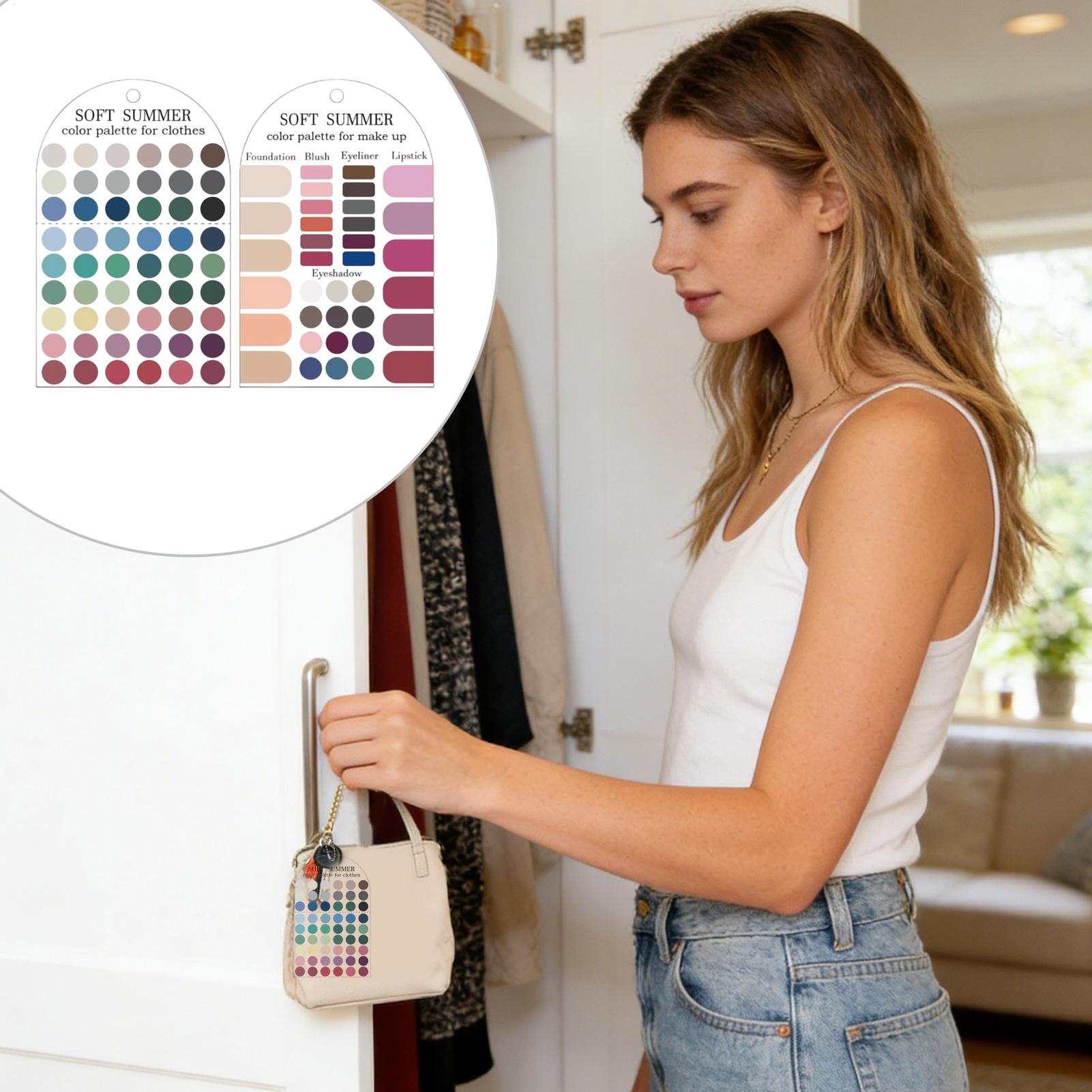 2 stuks acryl seizoenspalet za - Summer Clothing Color Palette recensie en prijs