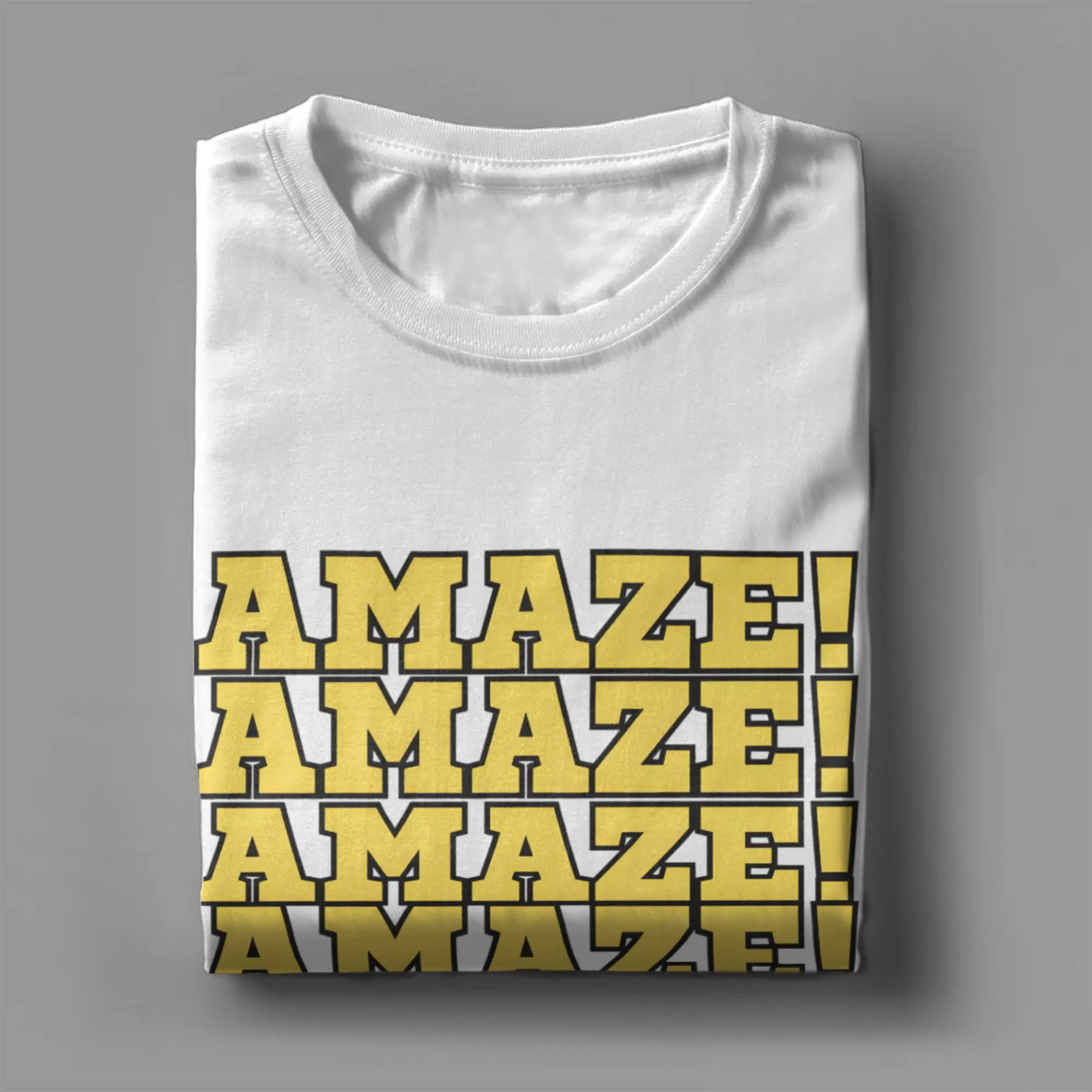 Heren T-shirts AMAZE Project H - Yellow Summer Clothing recensie en prijs