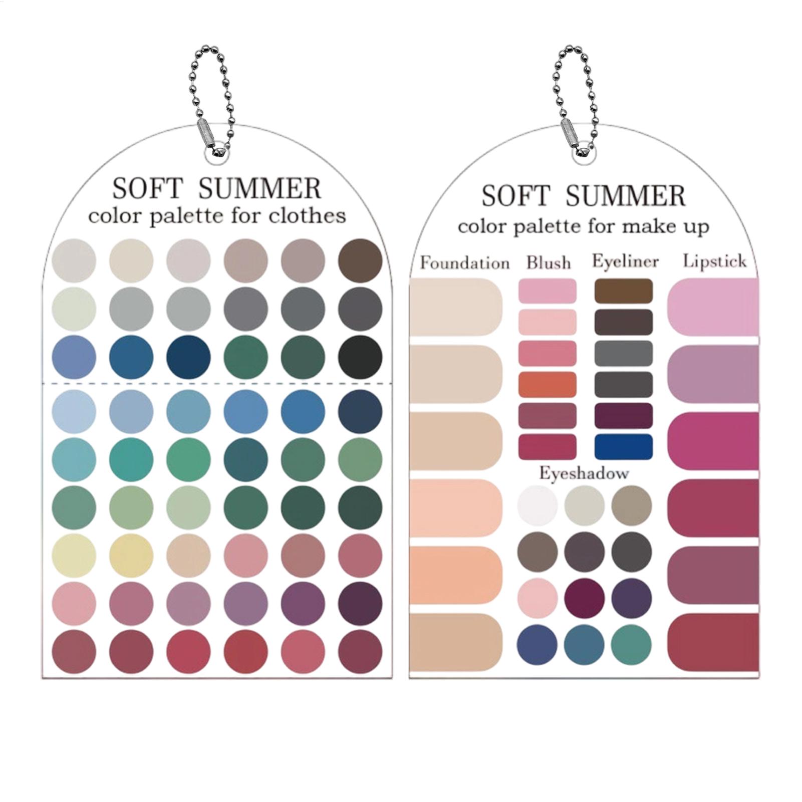 2 stuks acryl seizoenspalet kl - Summer Clothing Color Palette recensie en prijs