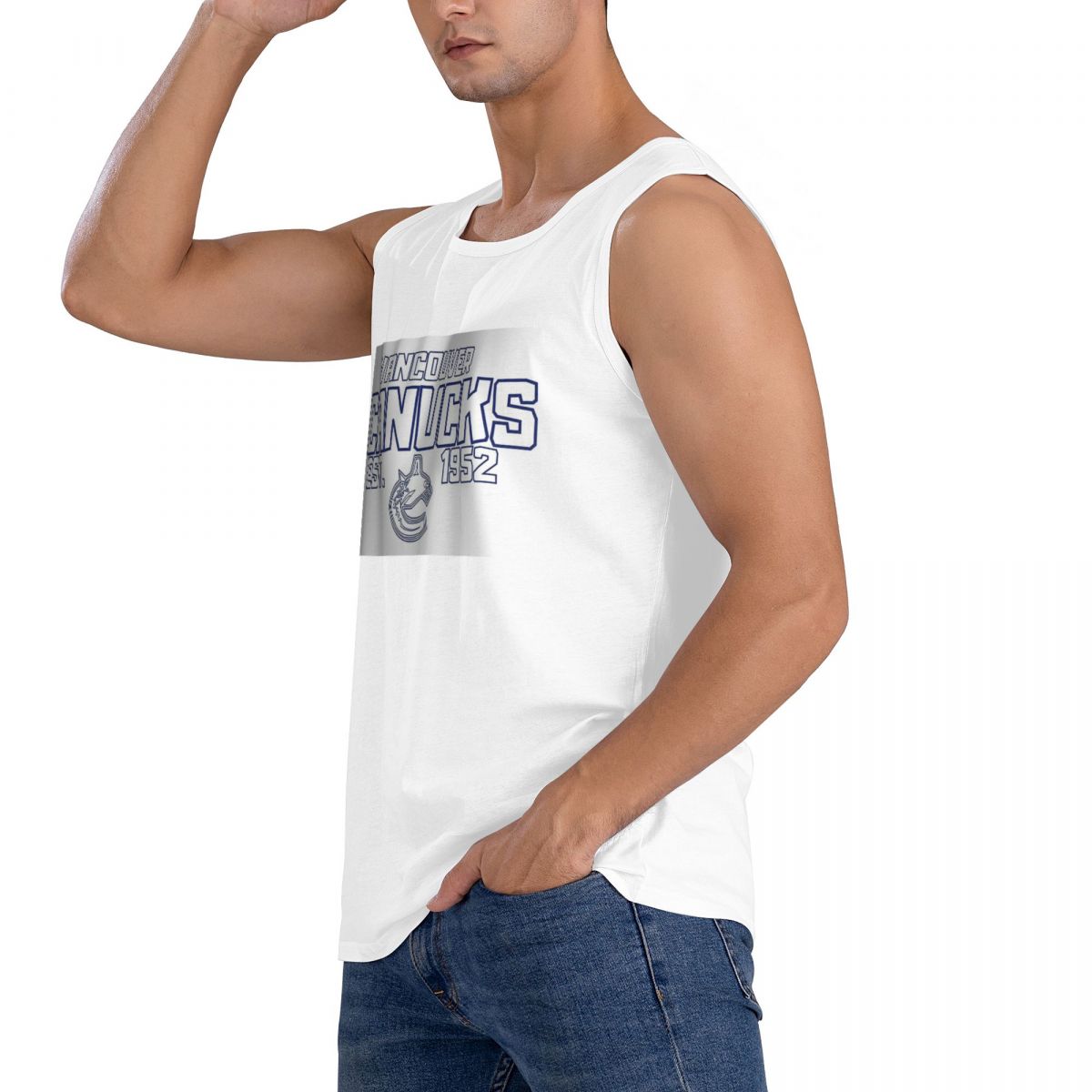 100% Katoen Vancouver Canucks  - Summer Clothing Canada recensie en prijs