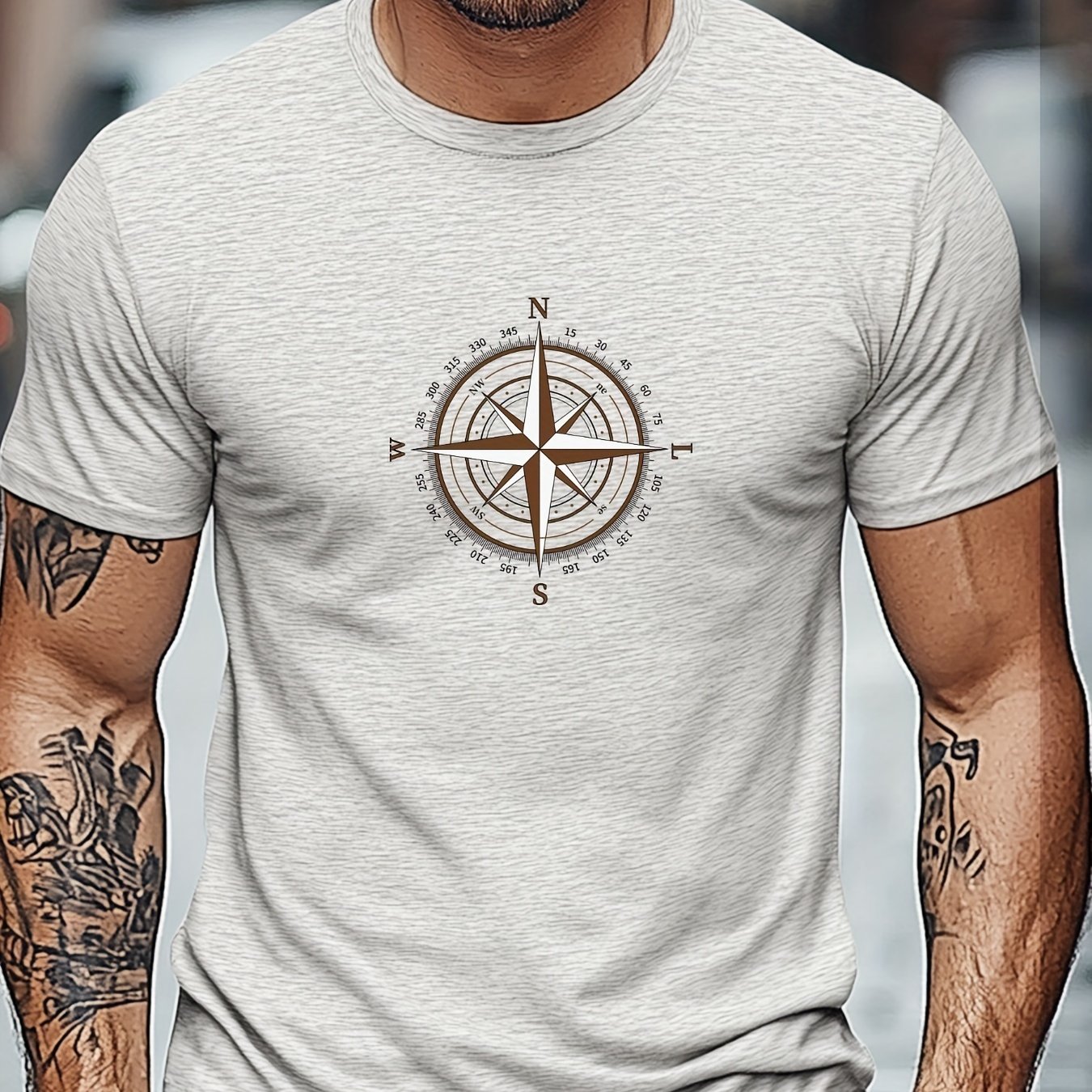 Heren T-shirt met korte mouwen - Summer Rose Clothing recensie en prijs