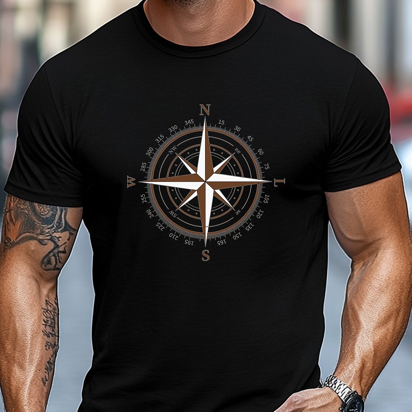 Heren T-shirt met korte mouwen - Summer Rose Clothing recensie en prijs