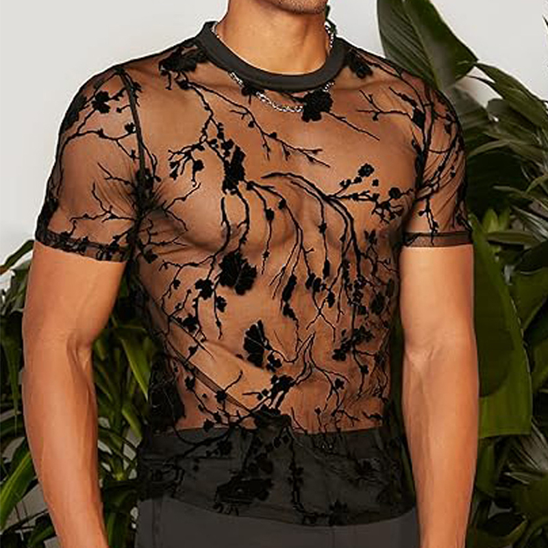 Zomer herenkleding mesh kant g - Summer Rose Clothing recensie en prijs