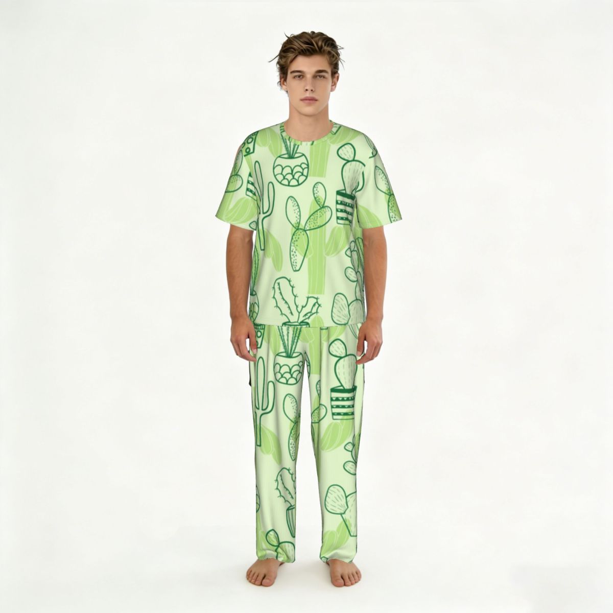 Heren pyjamapak met korte mouw - Summer Clothing Patterns recensie en prijs