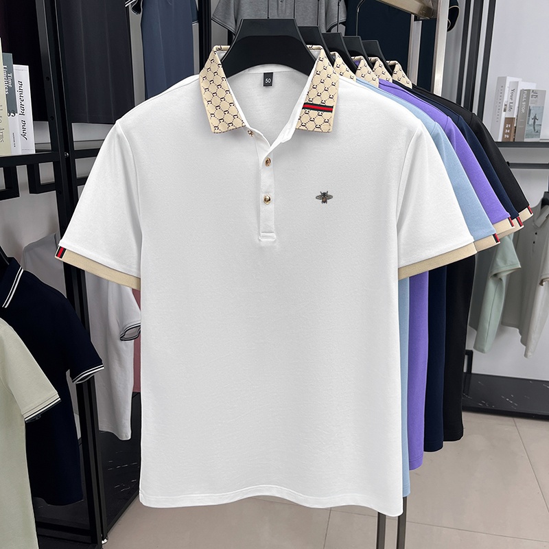 Luxe merk high-end heren polos - Summer Clothing Men Linen recensie en prijs