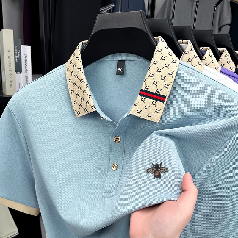 Luxe merk high-end heren polos - Summer Clothing Men Linen recensie en prijs