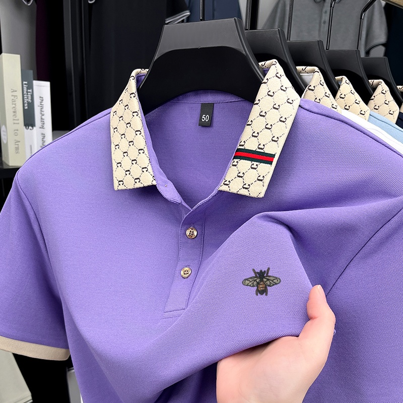 Luxe merk high-end heren polos - Summer Clothing Men Linen recensie en prijs