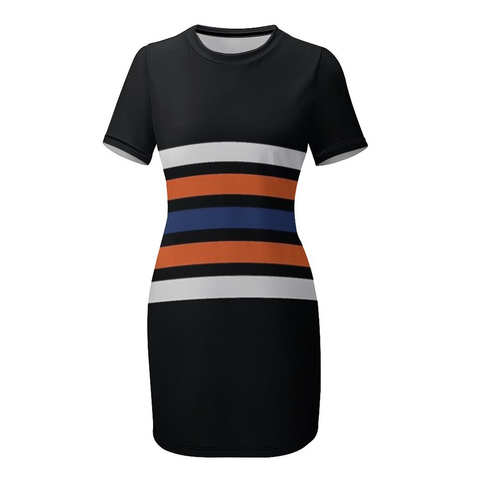Retro zwart kleurenpalet Jurk  - Summer Clothing Color Palette recensie en prijs