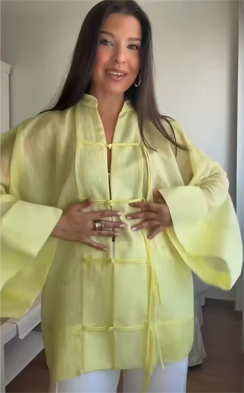 Damesblouse 2026 Zomer Nieuw G - Yellow Summer Clothing recensie en prijs