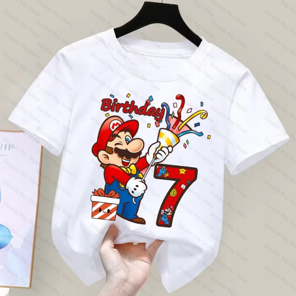 Kinder Cartoon Mario Verjaarda - Summer Clothing Kids Boys recensie en prijs