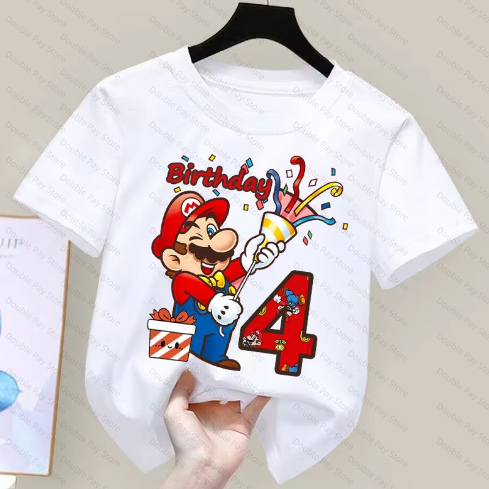Kinder Cartoon Mario Verjaarda - Summer Clothing Kids Boys recensie en prijs