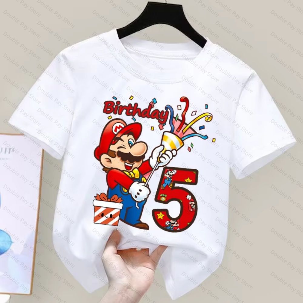 Kinder Cartoon Mario Verjaarda - Summer Clothing Kids Boys recensie en prijs