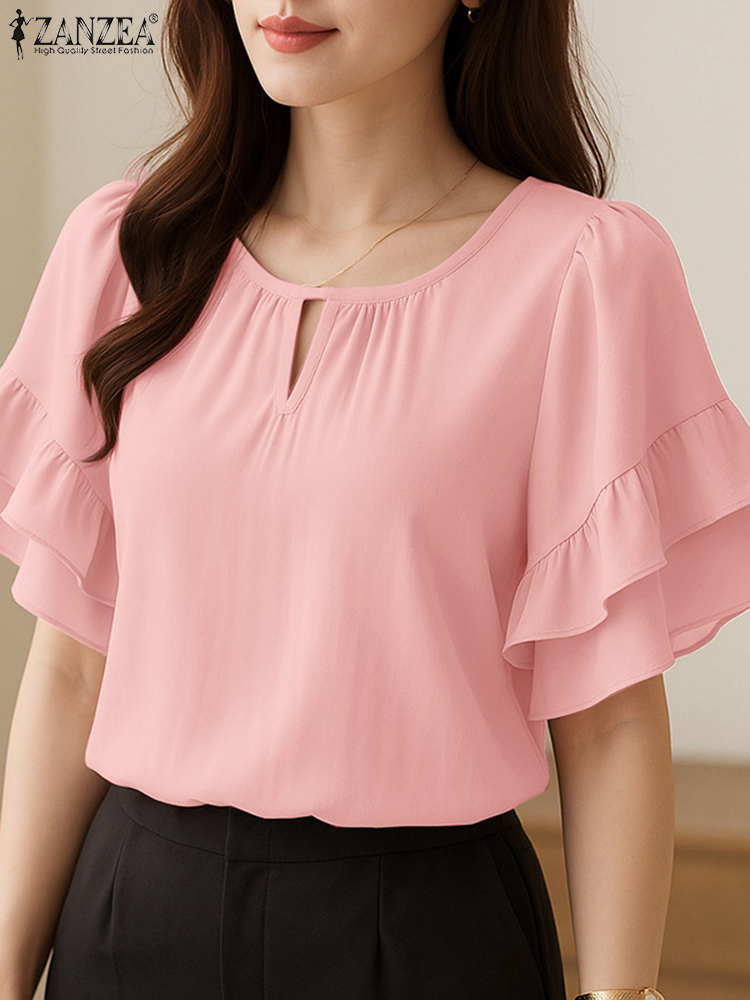 Stijlvolle Vrouwen Blouses ZAN - Summer Clothing Work recensie en prijs