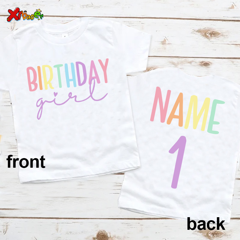 Verjaardag meisje T-shirt fees - Summer Clothing Name recensie en prijs