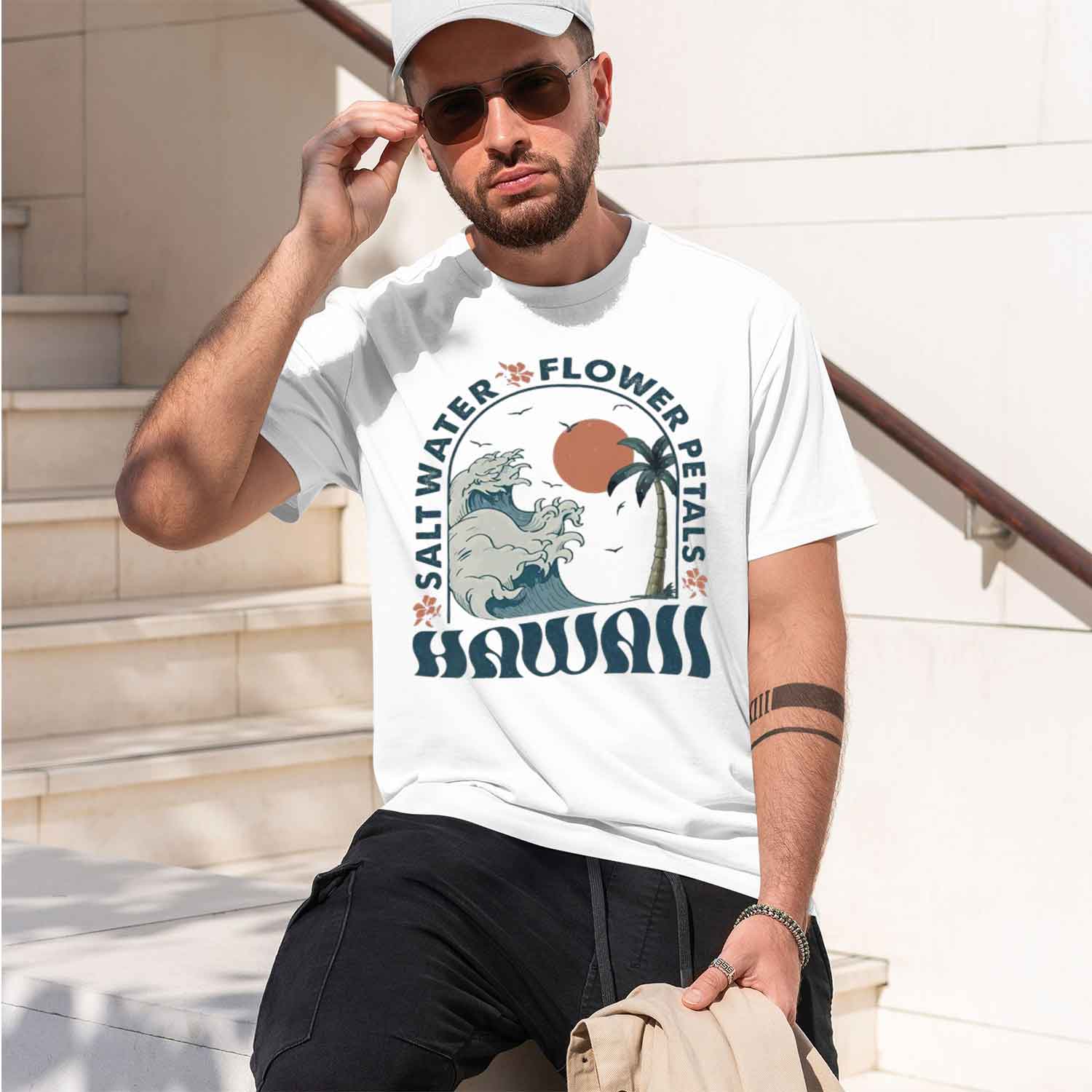 Hawaii Bea T-Shirt Bea T-Shirt - Summer Vibes Clothing Men recensie en prijs