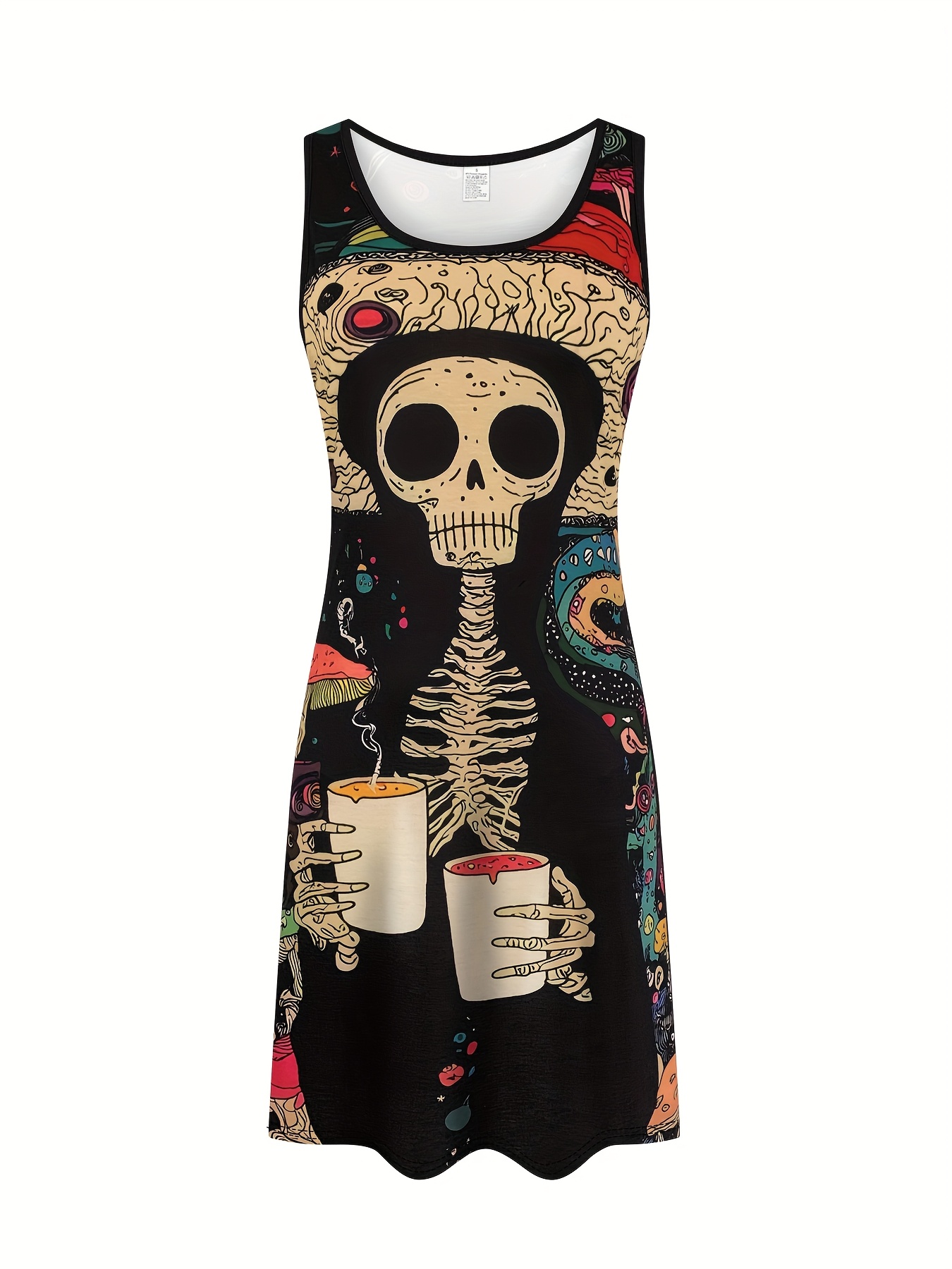 Dames Gothic Punk Casual Jurk  - Summer Clothing For 60 Year Old Woman recensie en prijs