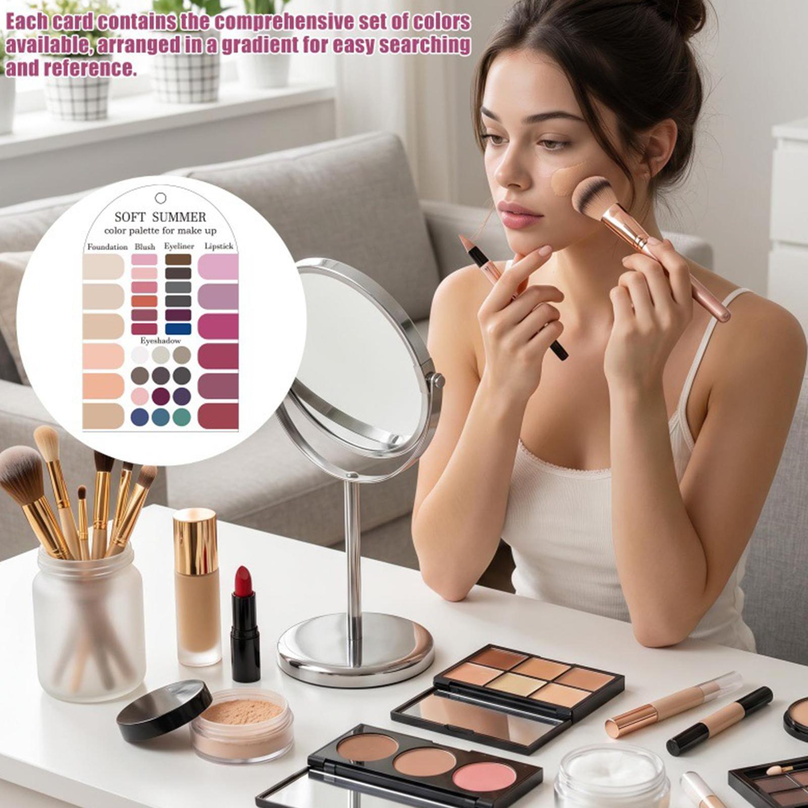 Zomerkleurenpaletkaart 2 stuks - Summer Clothing Color Palette recensie en prijs